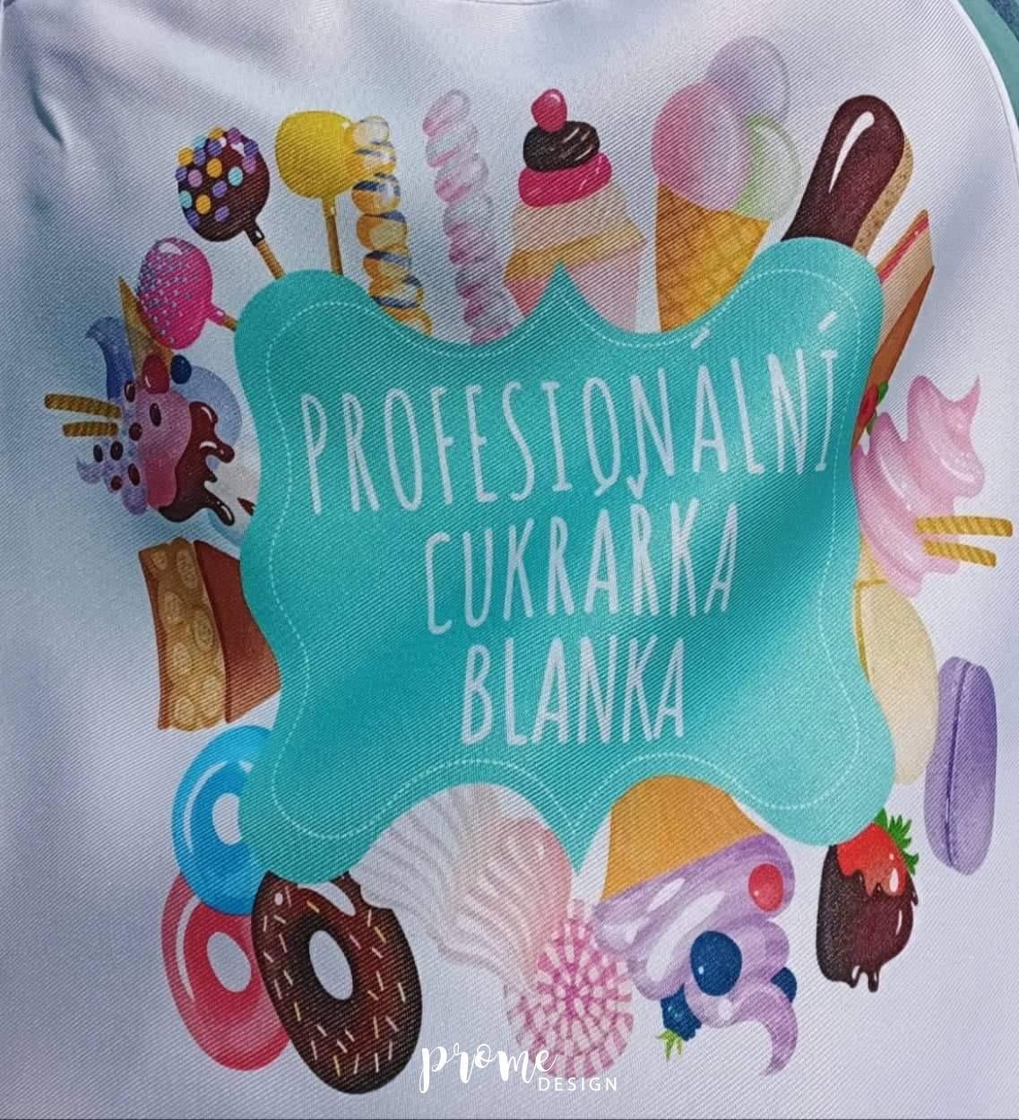 KUCHYŇSKÁ ZÁSTĚRA BÍLÁ - Profesionální cukrářka