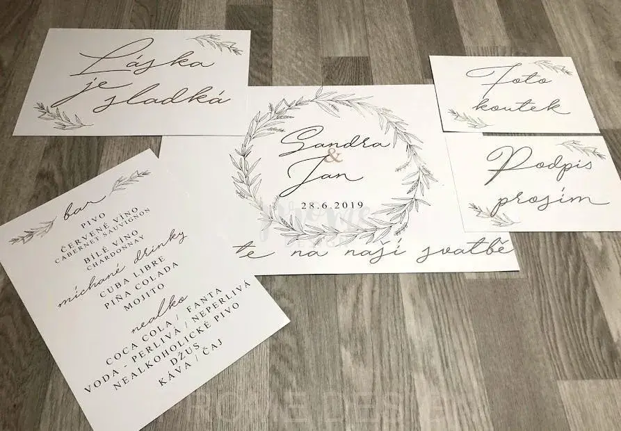  Plakát - Eukalyptus gold - Vítejte 