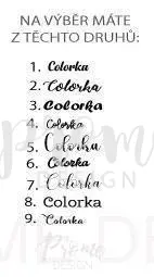 Miska s vlastním textem - Colorka