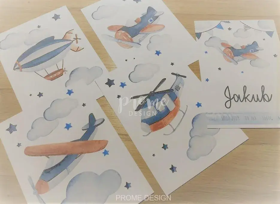 Plakát s údaji o narození  -  Jaroušek