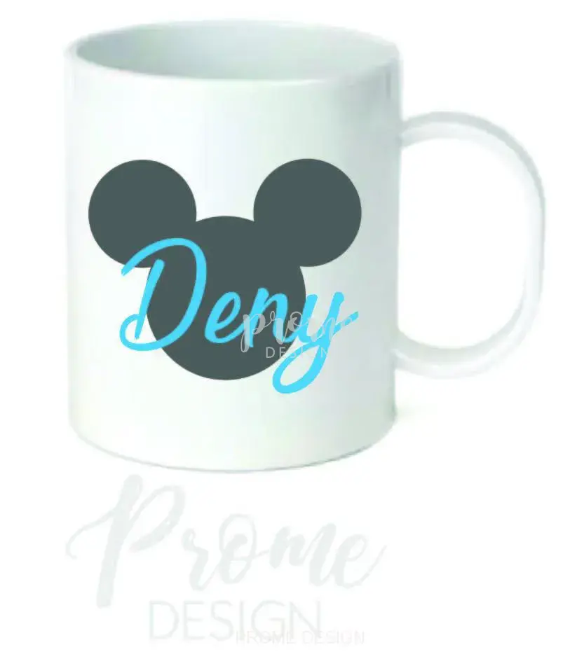 Dětský platový hrnek - MM se jménem