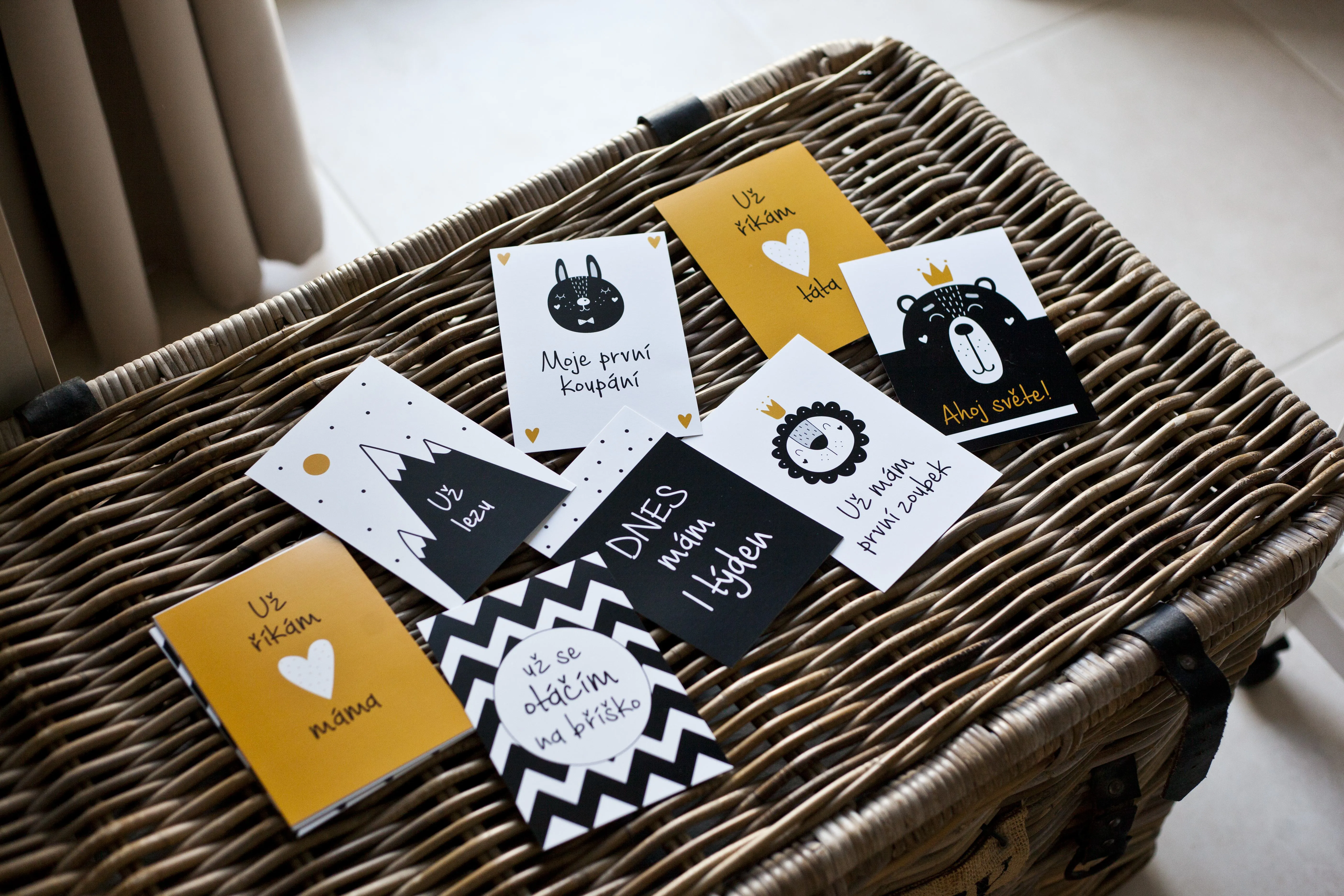 Milníkové kartičky - B&WY 