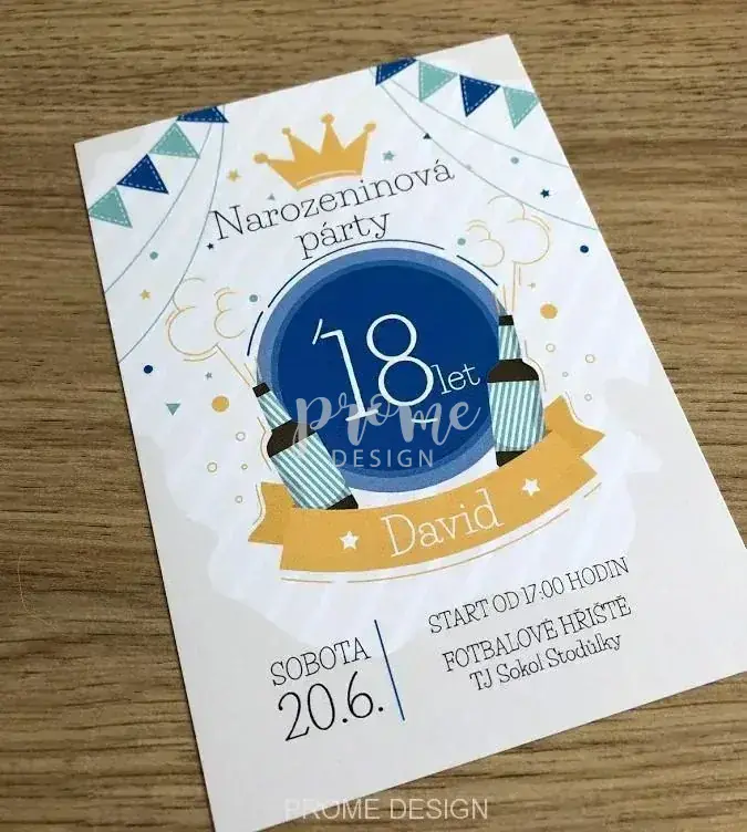 NAROZENINOVÁ POZVÁNKA - David18