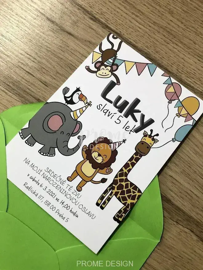 NAROZENINOVÁ POZVÁNKA - 55 PÁRTY