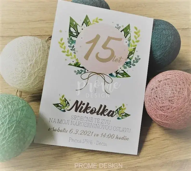 NAROZENINOVÁ POZVÁNKA - 440