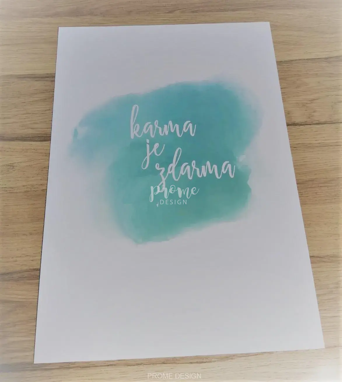  Plakát - Karma je zdarma