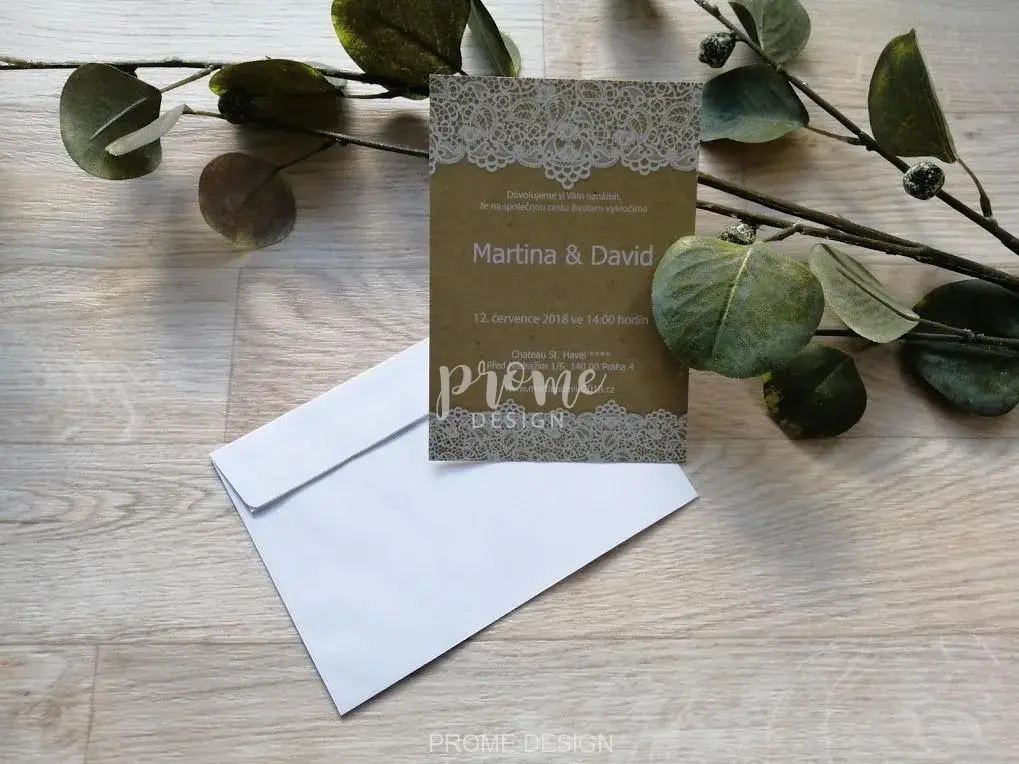 JMENOVKY NA STŮL - Krajka