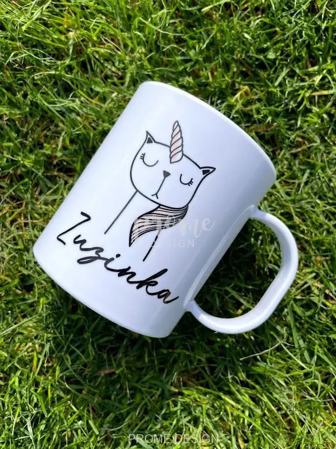 Dětský plastový hrnek - Catcon se jménem 