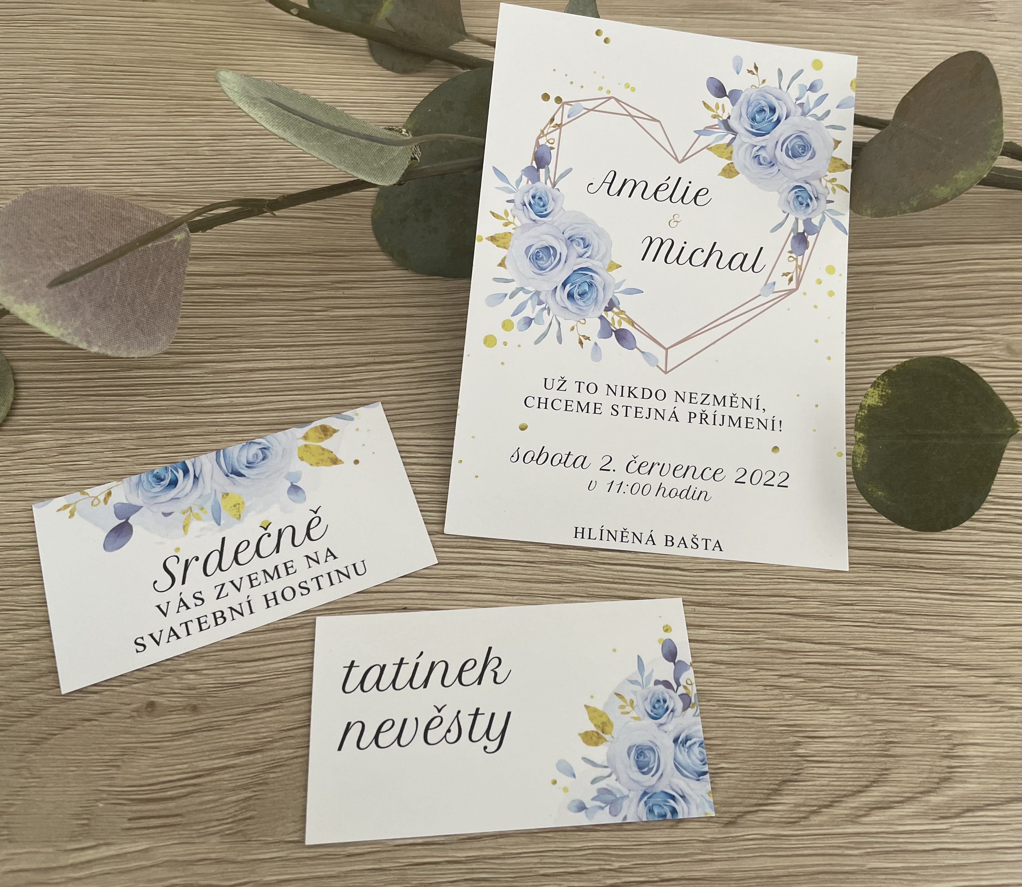 SVATEBNÍ OZNÁMENÍ - 1230 BLUE
