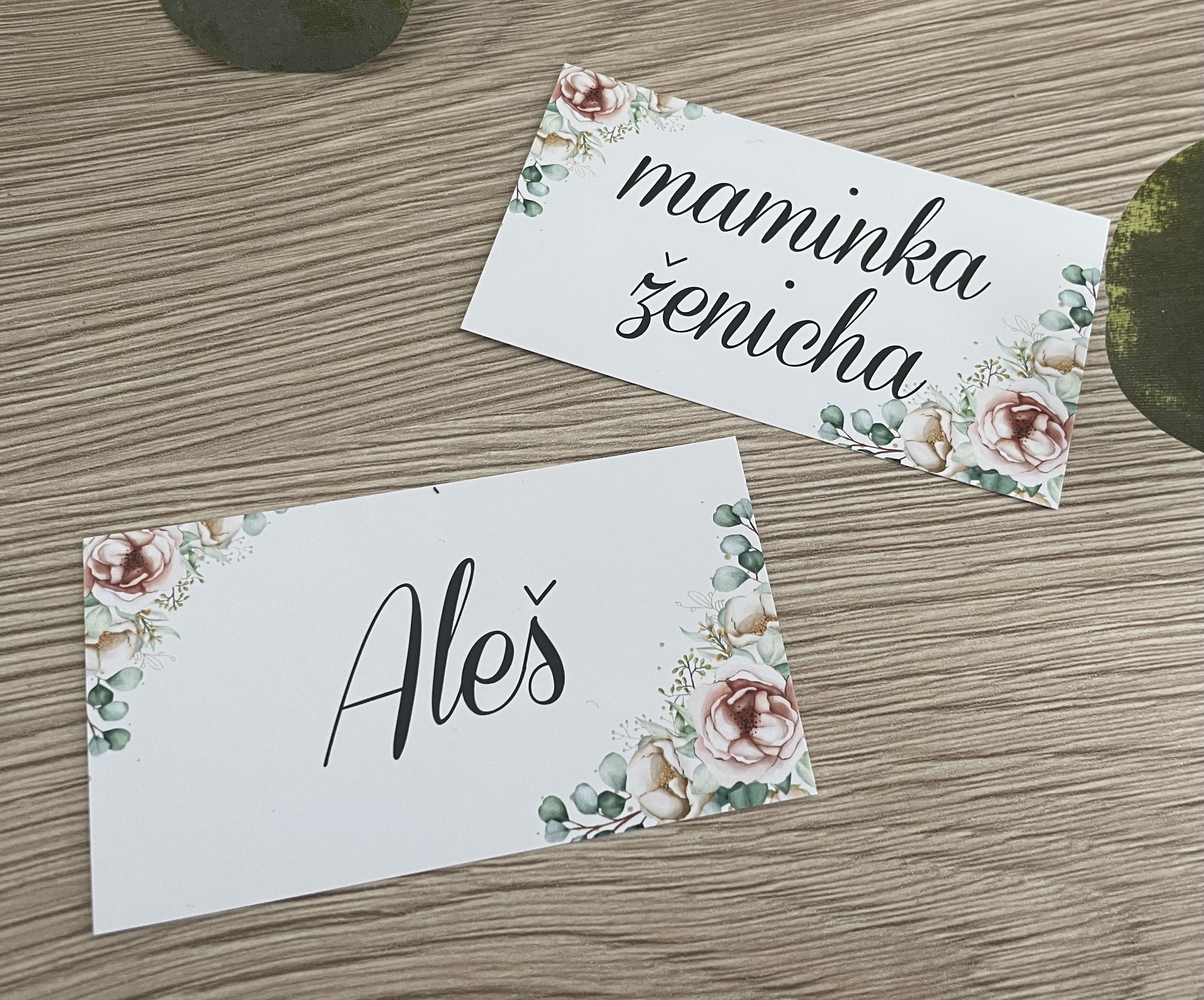 JMENOVKY NA STŮL - 2030