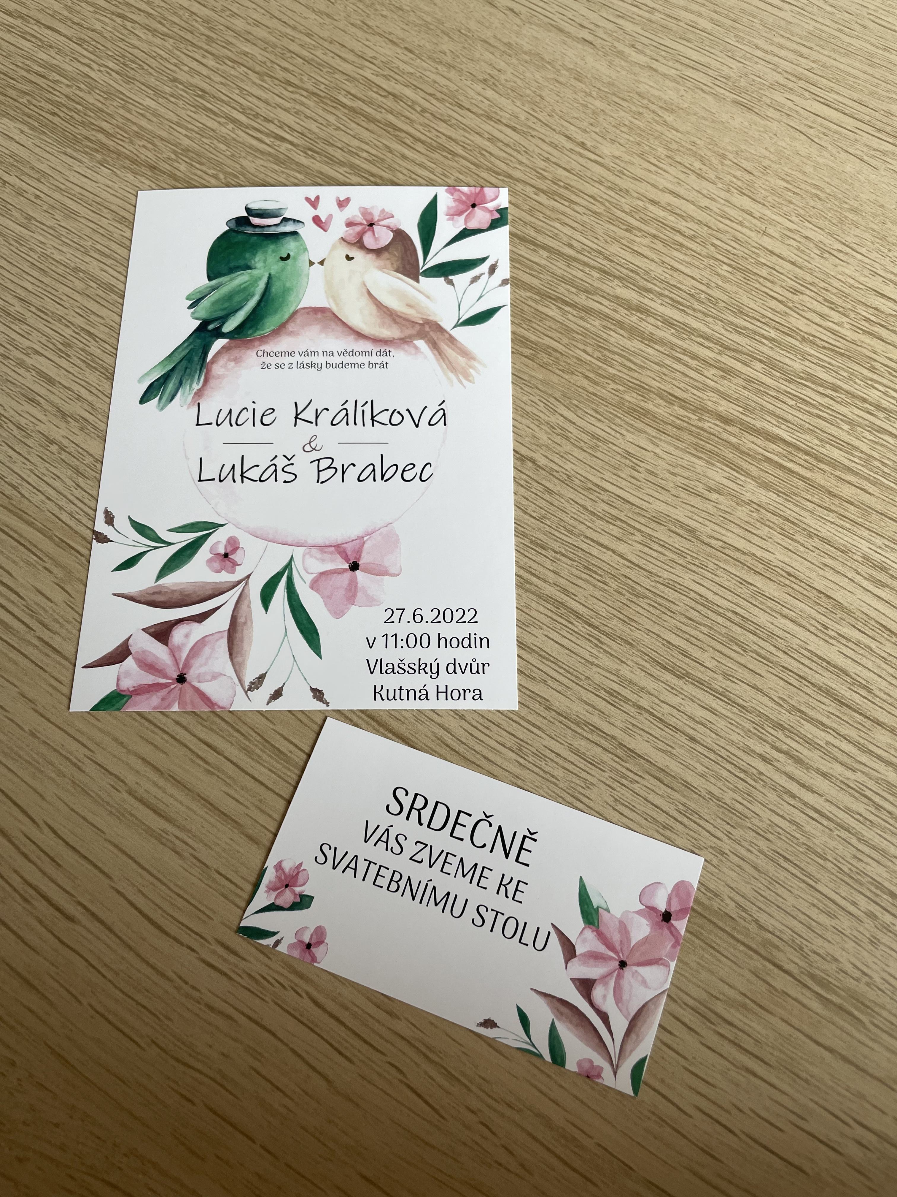 POZVÁNKY KE STOLU - Ptáčci