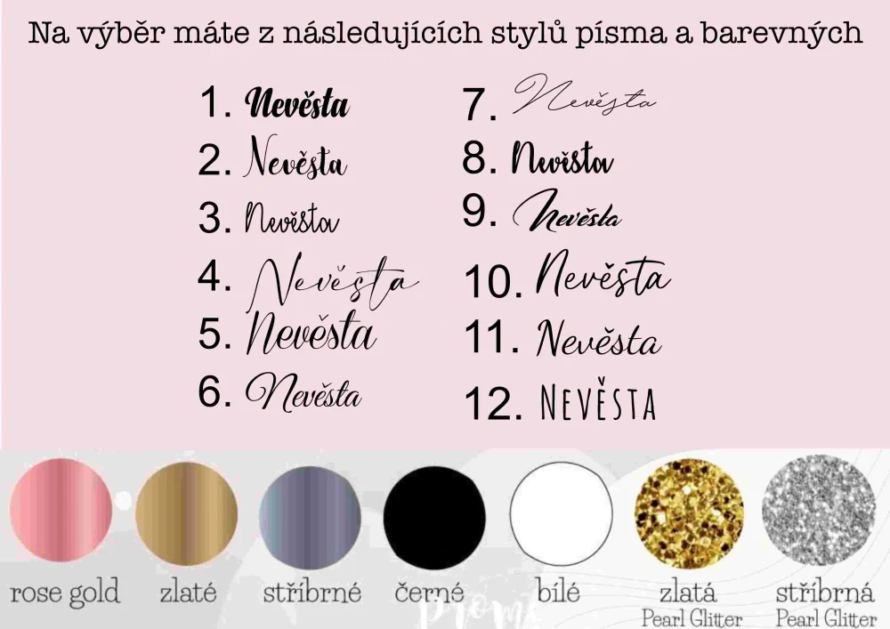 Dámský svatební župan v elegantním odstínu zlaté barvy - S vlastním textem