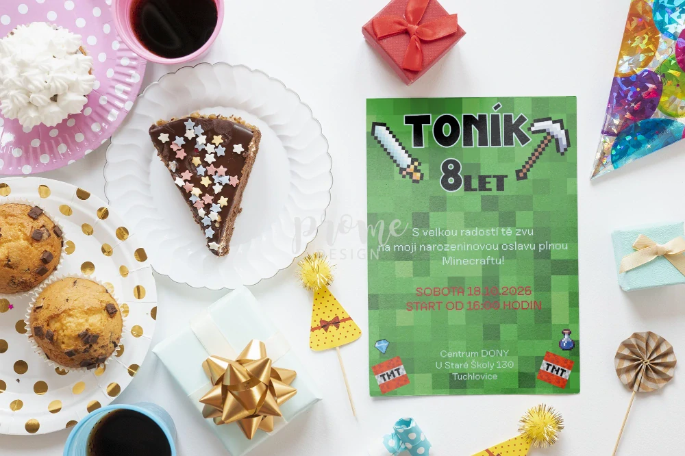 NAROZENINOVÁ POZVÁNKA - TNT 