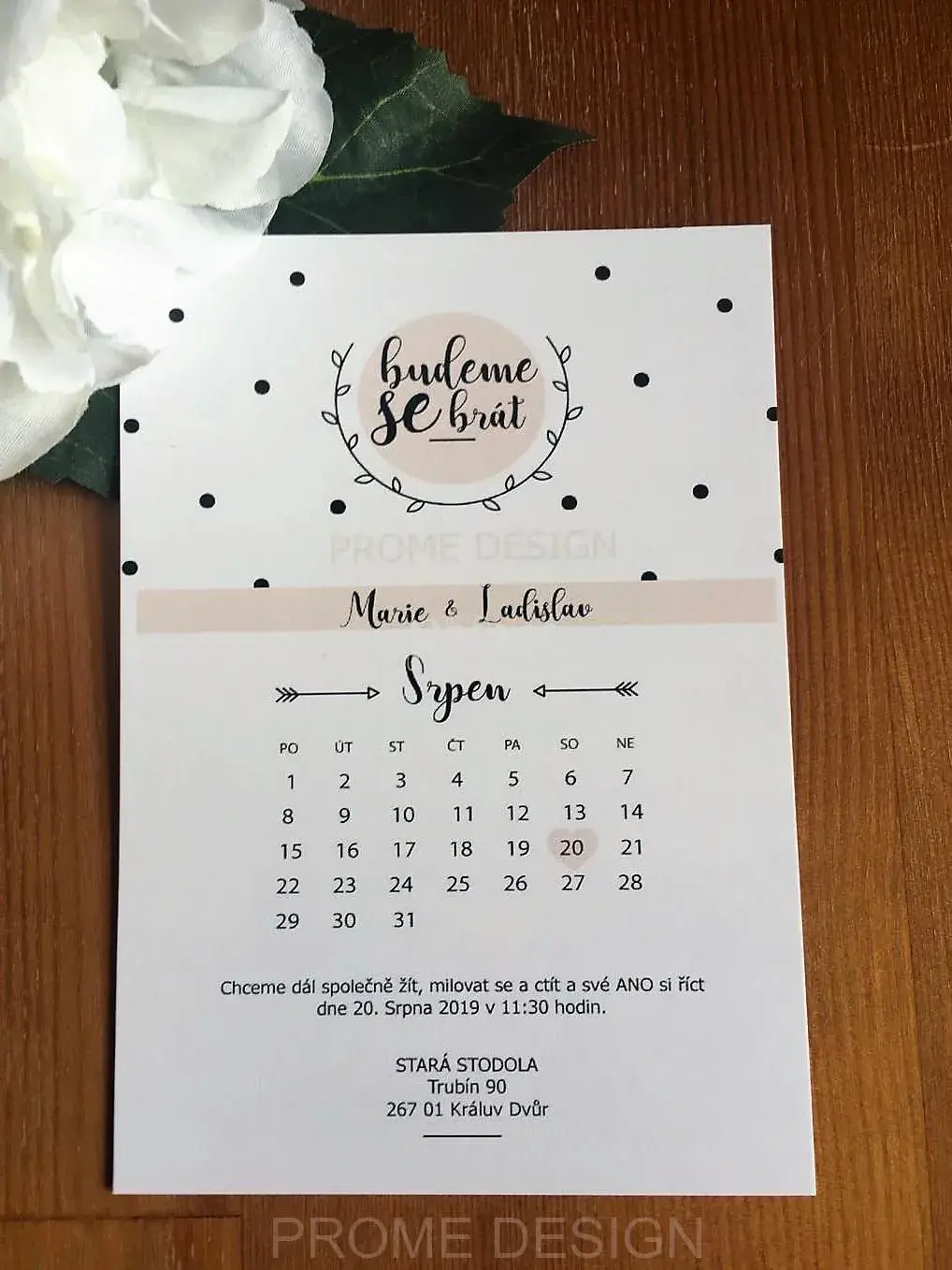 SVATEBNÍ OZNÁMENÍ - Kalendář