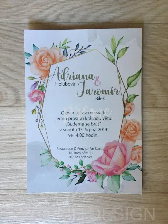 SVATEBNÍ OZNÁMENÍ - 287 RŮŽE