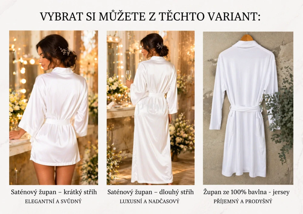 Dámský župan / kimono - Nevěsta 2