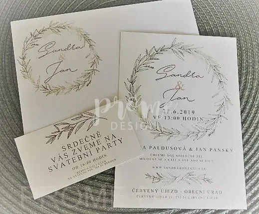 SVATEBNÍ OZNÁMENÍ - Eukalyptus gold