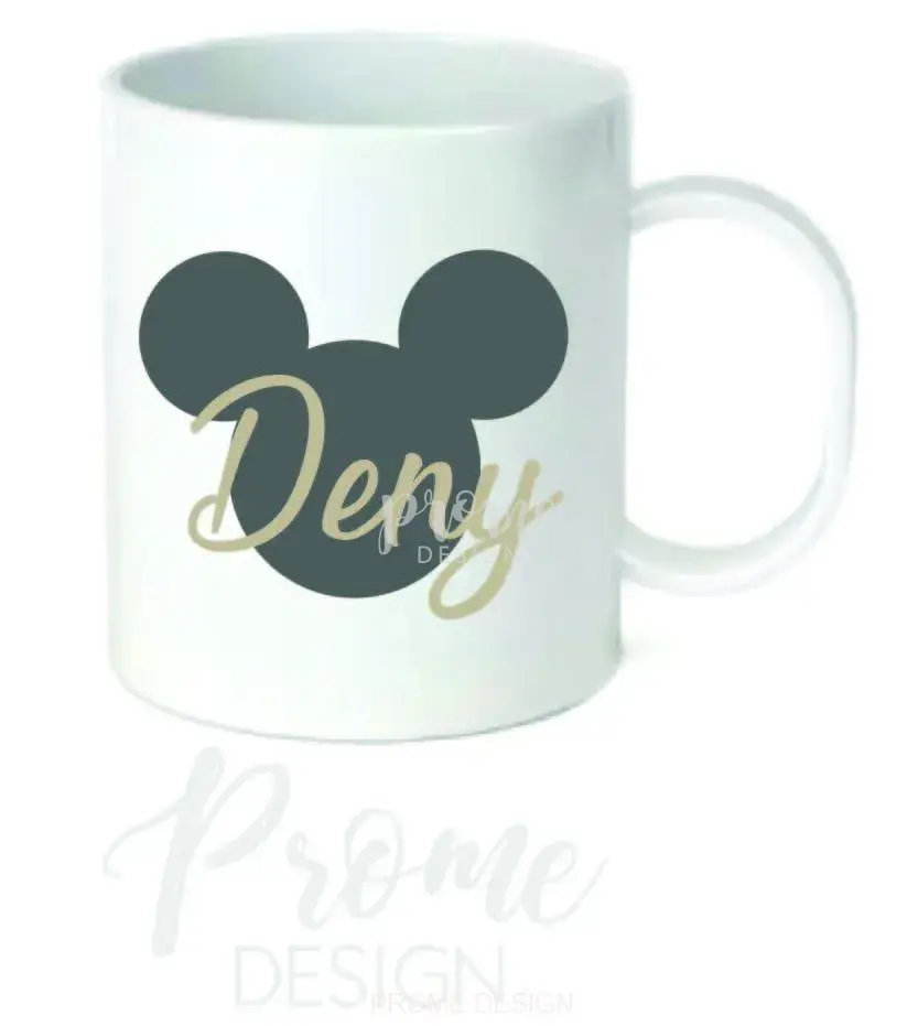 Dětský platový hrnek - MM se jménem