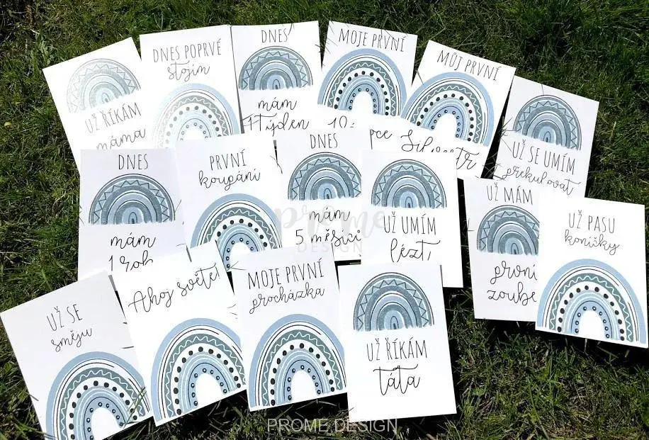 Milníkové kartičky - Duhaa