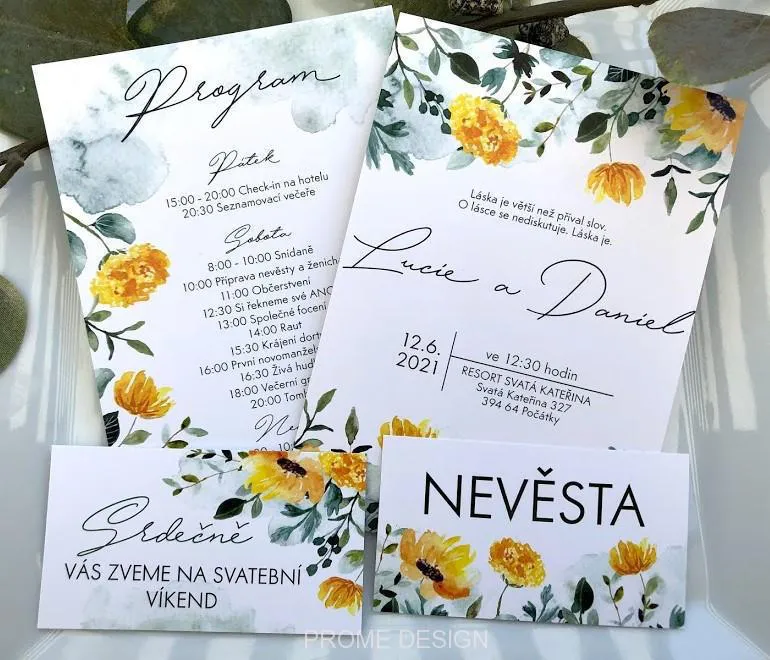 SVATEBNÍ PROGRAM - Slunečnice