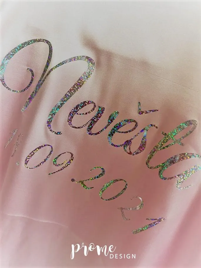 Svatební župan / kimono - Pink