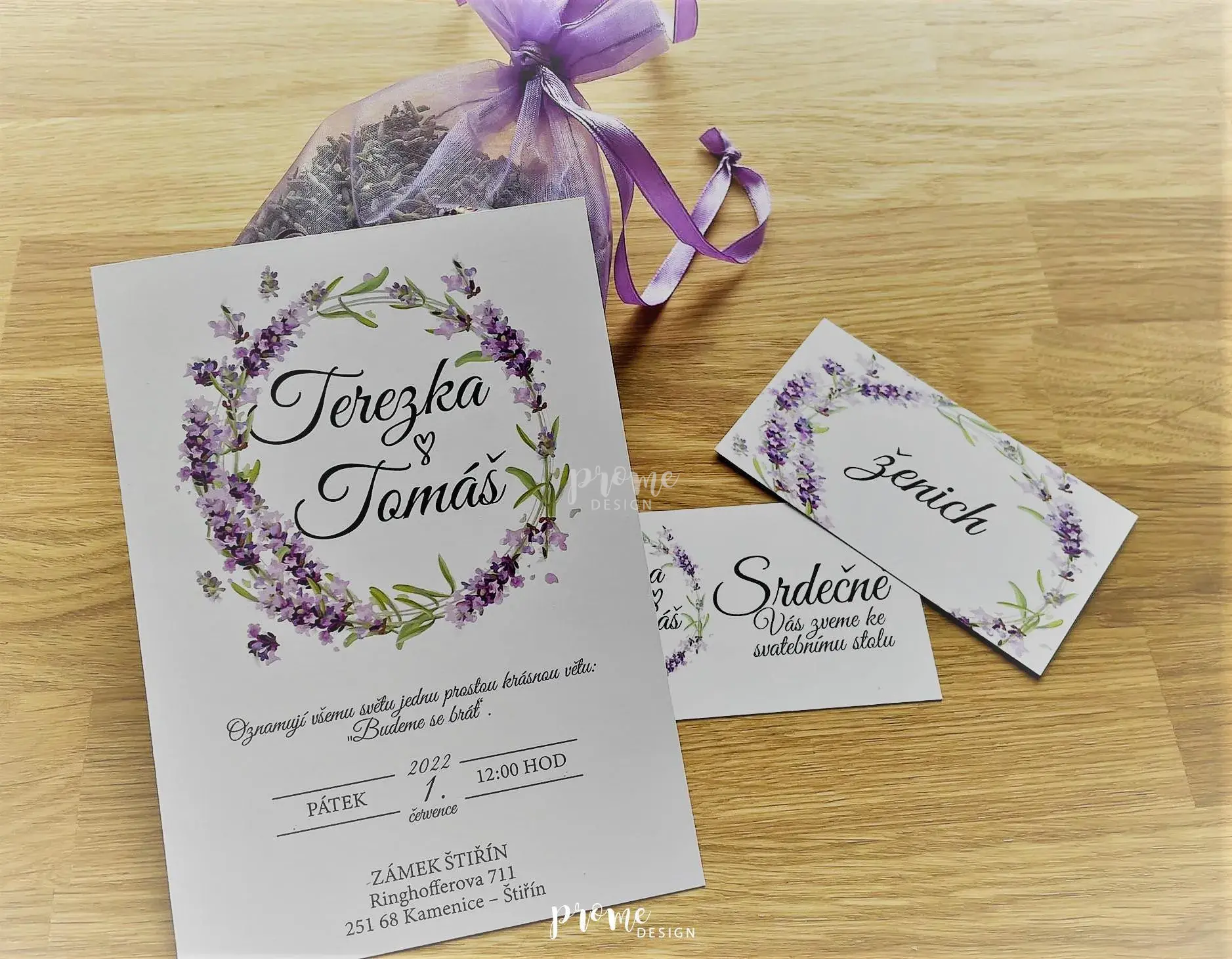 POZVÁNKY KE STOLU - Levandule