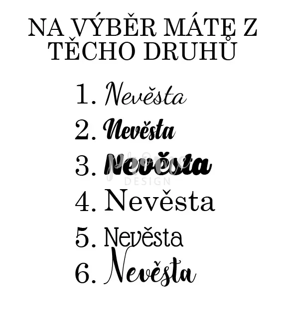 RAMÍNKO BÍLÉ S VAŠÍM TEXTEM