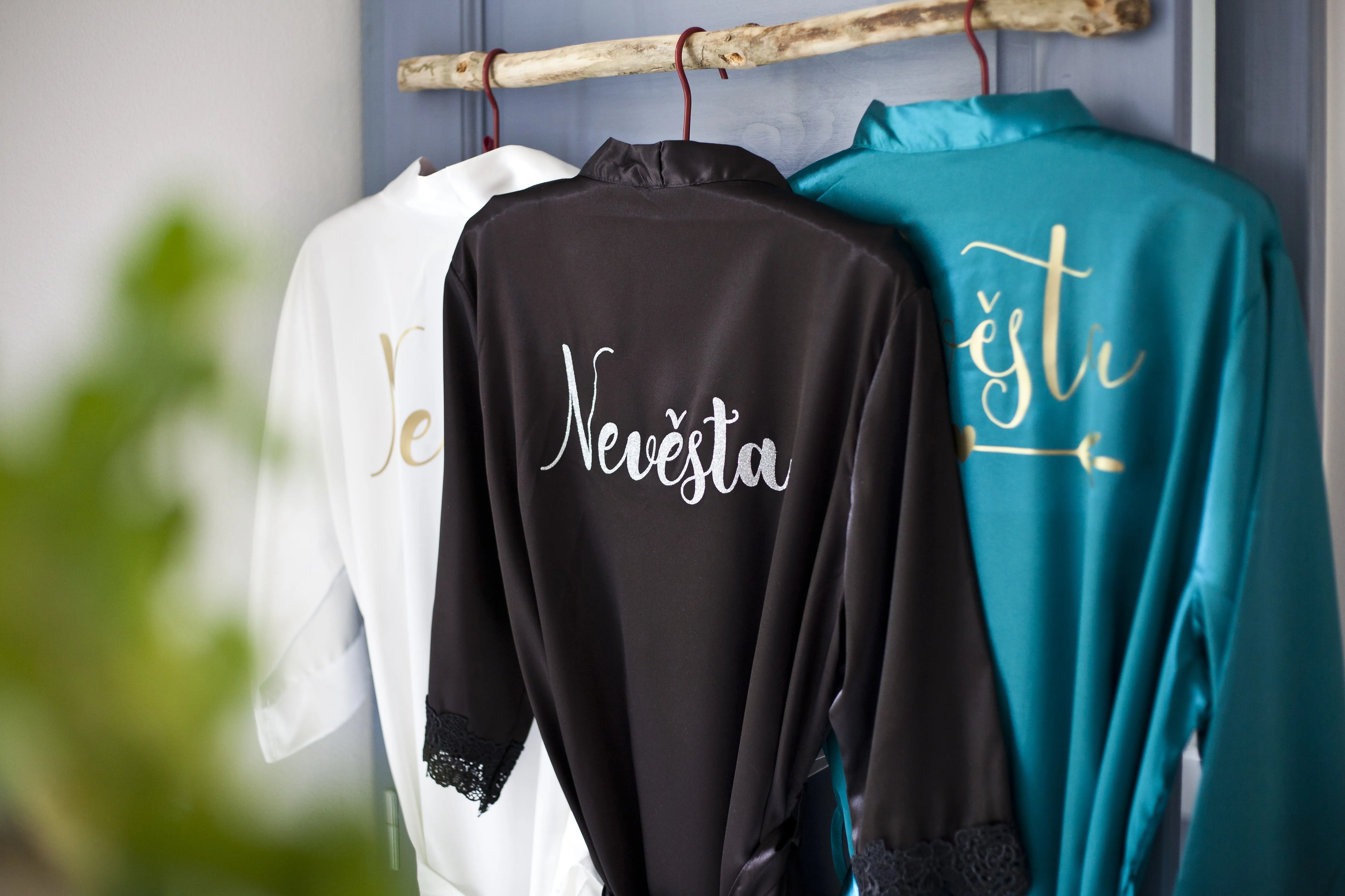 Svatební župan / kimono - Nevěsta 