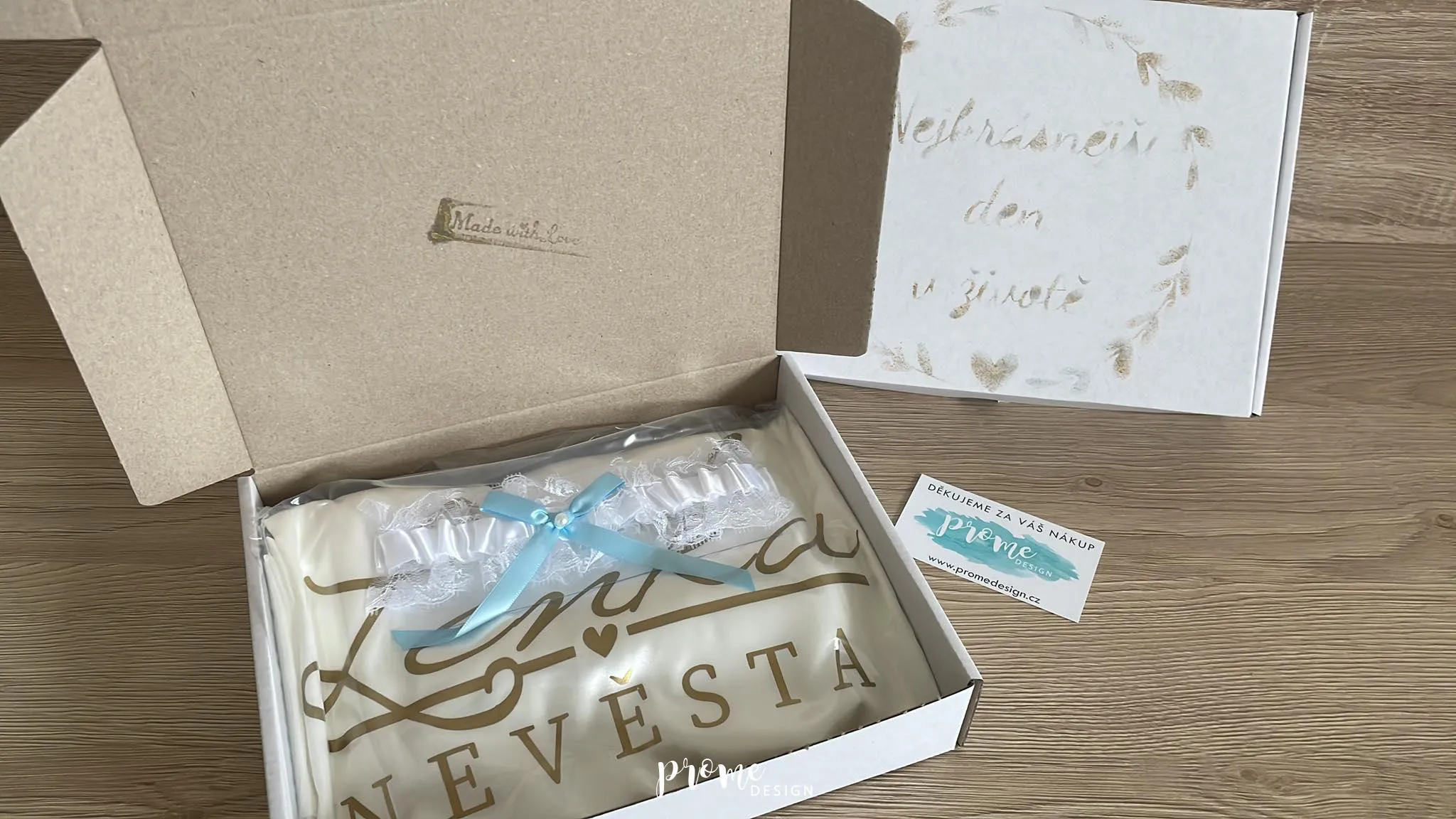 Dámský svatební župan / kimono - S vaším jménem