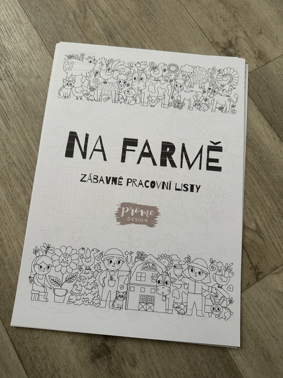Pracovní listy pro děti – Na farmě 