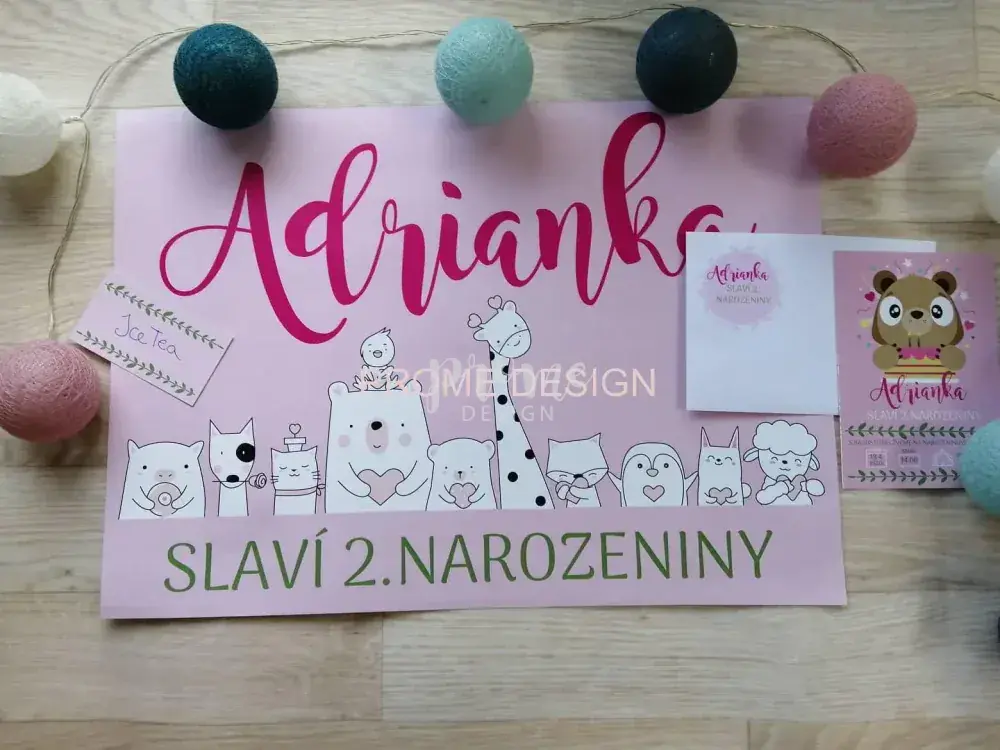 NAROZENINOVÁ POZVÁNKA - Lilinka 
