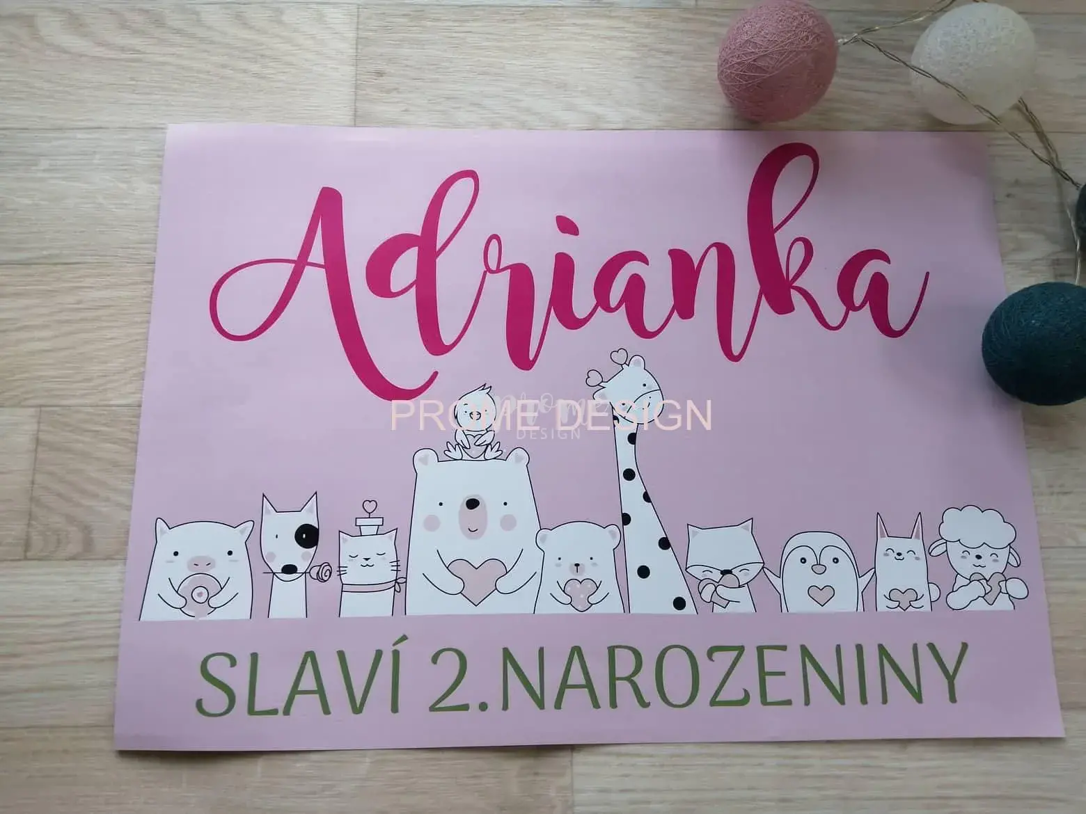 Narozeninove plakaty - Lilianka
