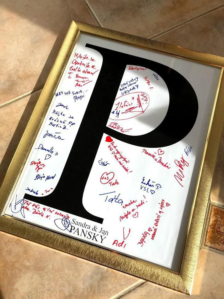 PLAKÁT NA PODPISY - PÍSMENO