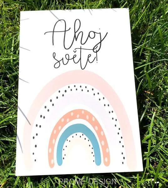 Milníkové kartičky - Duha