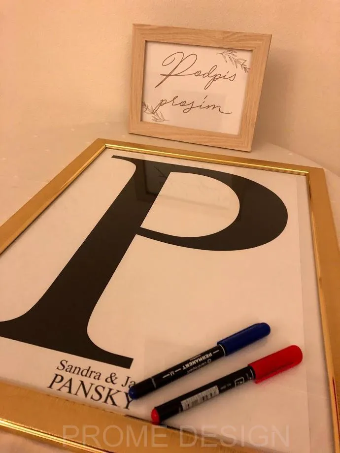 PLAKÁT NA PODPISY - PÍSMENO