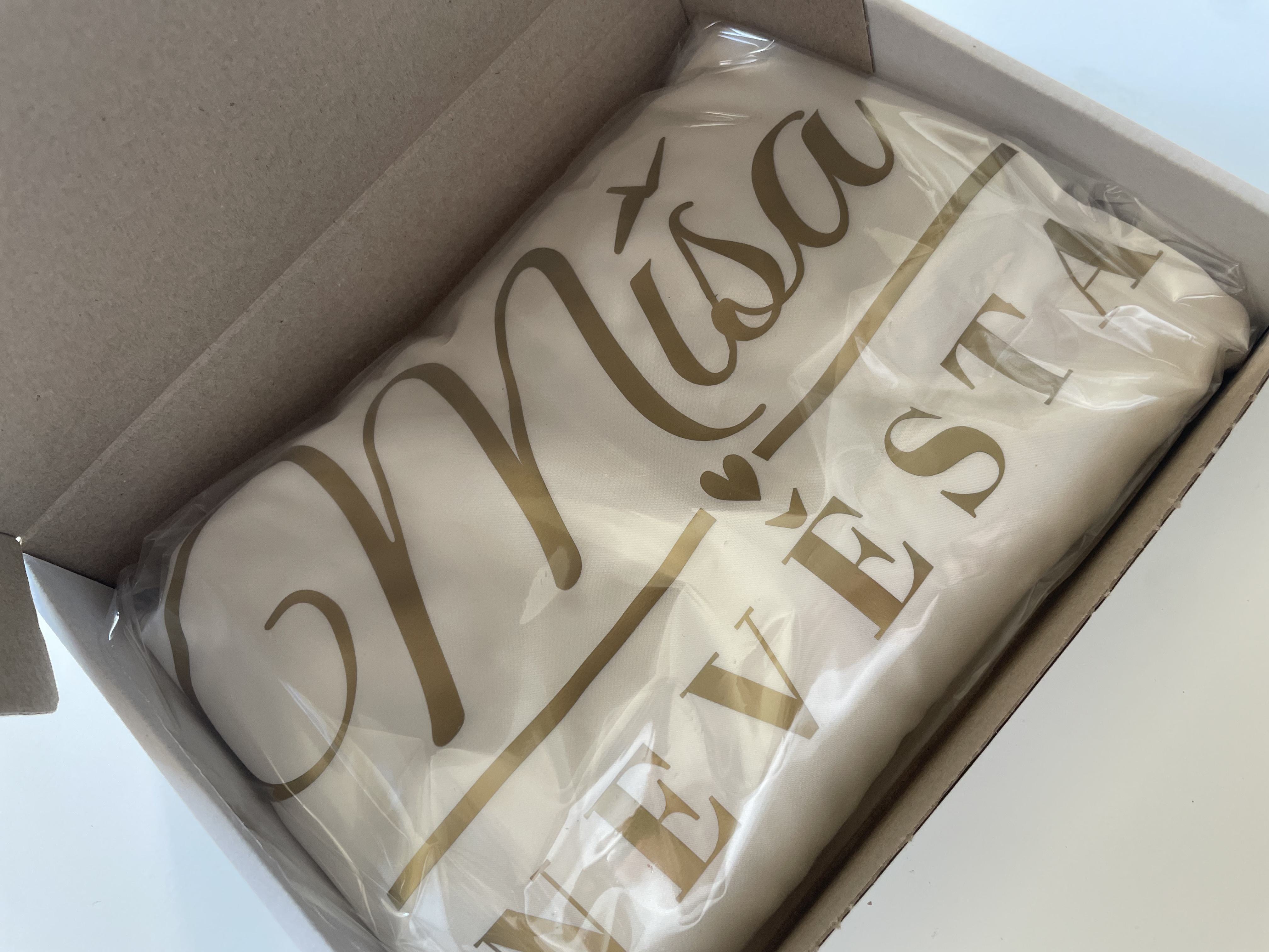 Dámský svatební župan / kimono - S vaším jménem