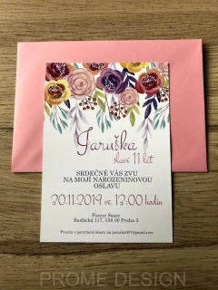 NAROZENINOVÁ POZVÁNKA - 007F