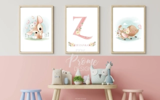 PLAKÁTY 3 KS - CUTE 