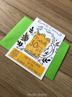 NAROZENINOVÁ POZVÁNKA - BEER