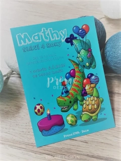 NAROZENINOVÁ POZVÁNKA - 936 DINO