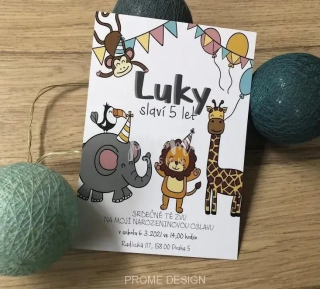 NAROZENINOVÁ POZVÁNKA - 55 PÁRTY