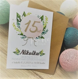 NAROZENINOVÁ POZVÁNKA - 440