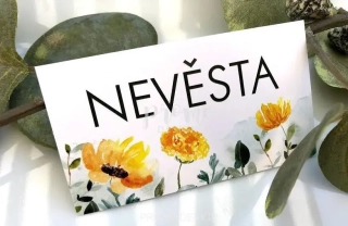 JMENOVKY NA STŮL - Slunečnice