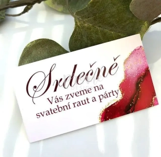 POZVÁNKY KE STOLU - Red
