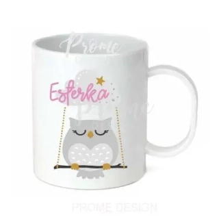 Dětský plastový hrnek - SOVA se jménem 