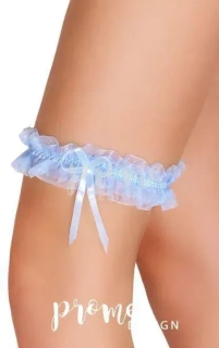 Svatební podvazek pro nevěstu - Blue