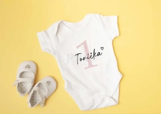 DĚTSKÉ BODÝČKO - S ROKEM A JMÉNEM  