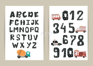 PLAKÁTY 2 KS - AUTA 06081