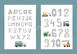 PLAKÁTY 2 KS - AUTA 06082