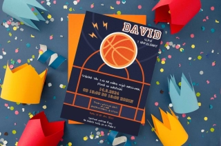 NAROZENINOVÁ POZVÁNKA - BASKETBALL